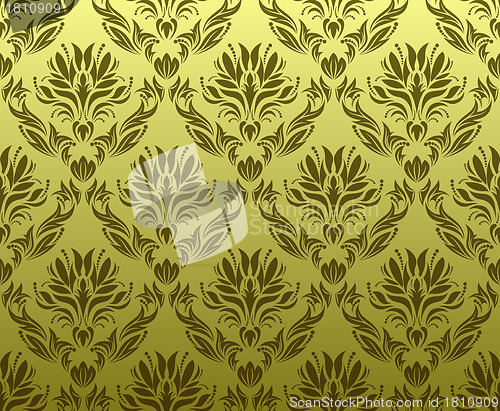 Image of seamless damask pattern