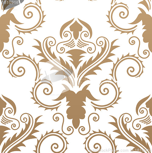 Image of seamless damask pattern