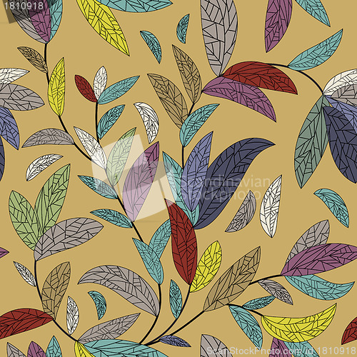 Image of seamless floral pattern