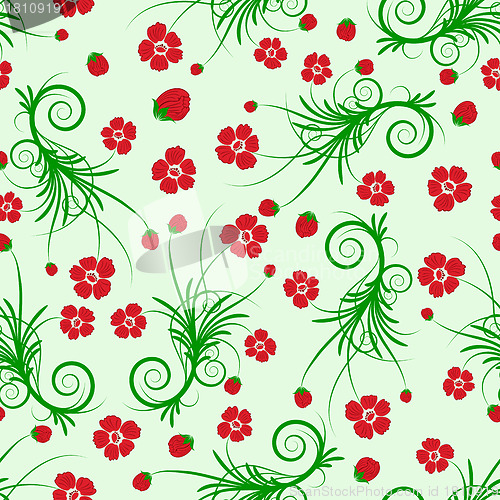 Image of seamless floral pattern