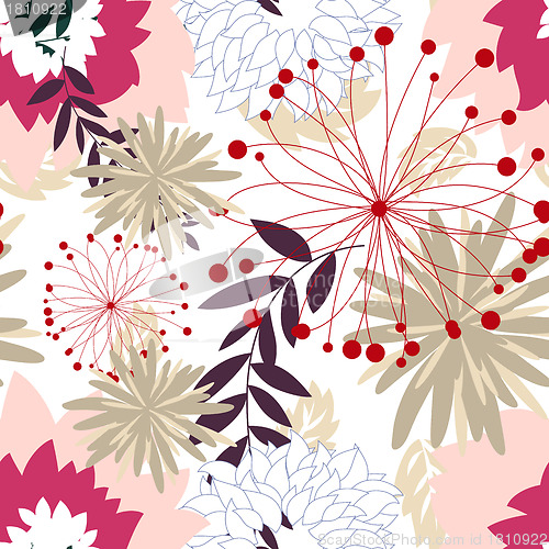 Image of seamless floral pattern