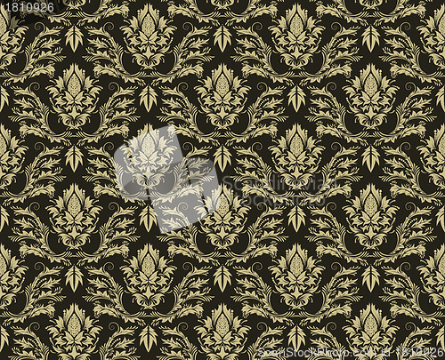 Image of seamless damask pattern