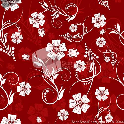 Image of seamless floral pattern