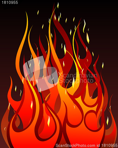 Image of fire background