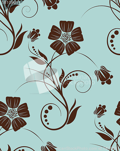 Image of seamless floral pattern