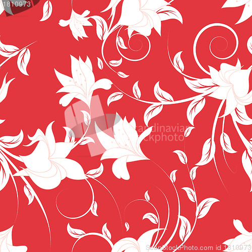 Image of seamless floral pattern