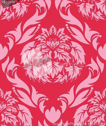 Image of seamless damask pattern