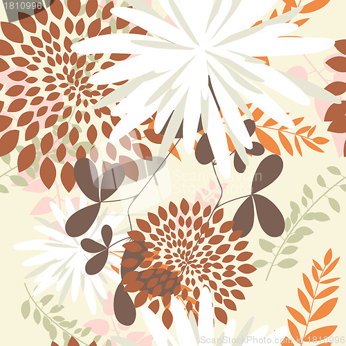 Image of seamless floral pattern