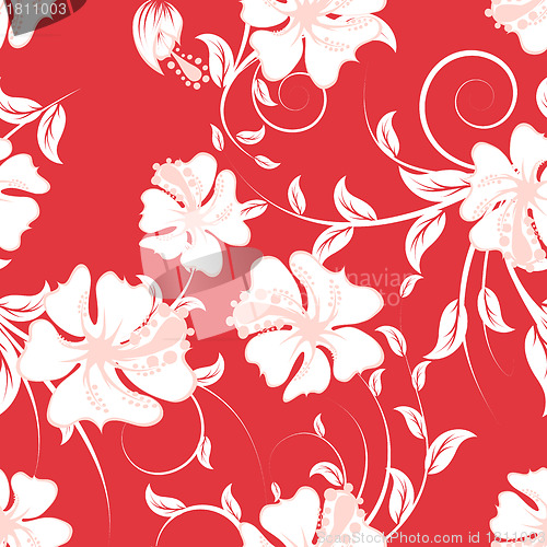 Image of seamless floral pattern