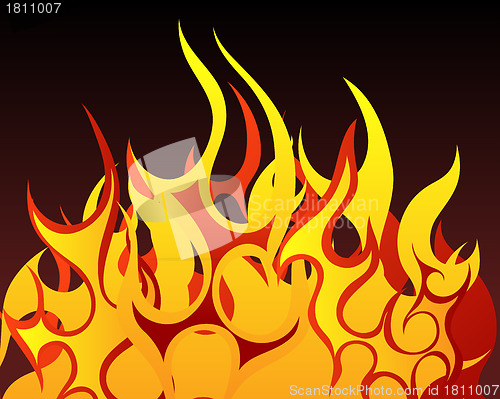 Image of fire background