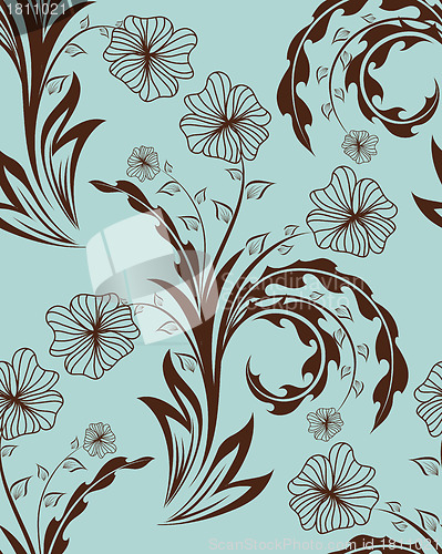Image of seamless floral pattern