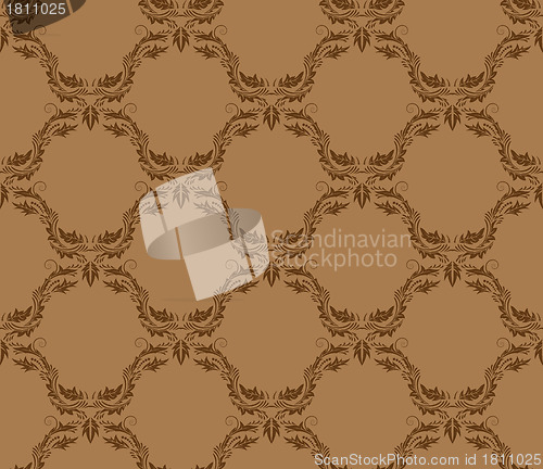 Image of seamless damask pattern