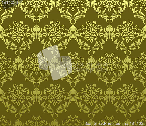 Image of seamless damask pattern