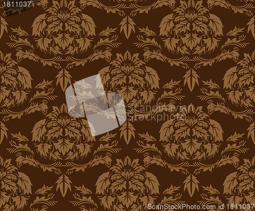 Image of seamless damask pattern