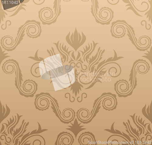 Image of seamless damask pattern