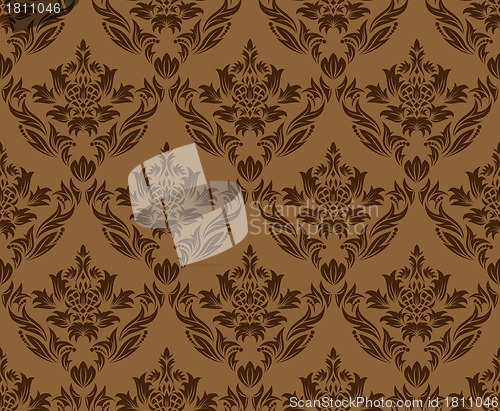 Image of seamless damask pattern