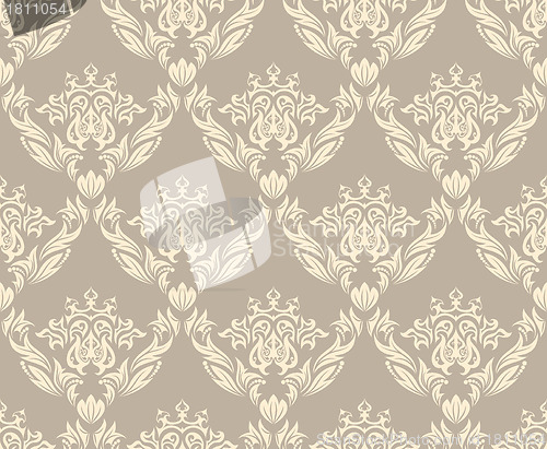 Image of seamless damask pattern