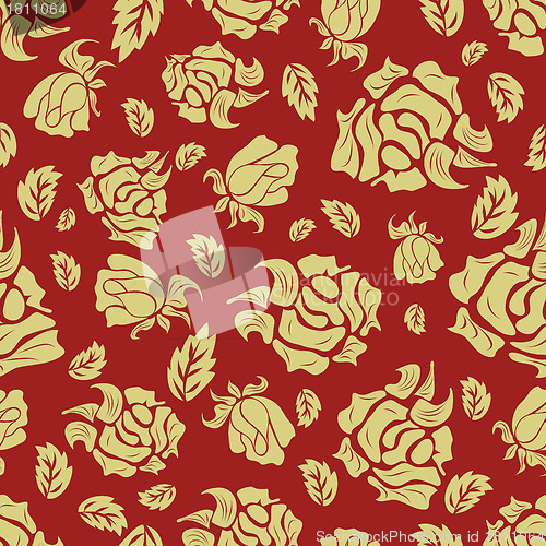 Image of seamless floral pattern