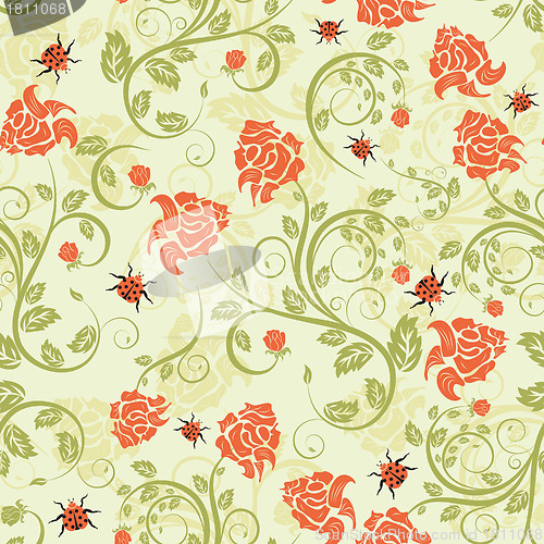 Image of seamless floral pattern