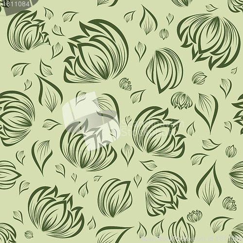 Image of seamless floral pattern