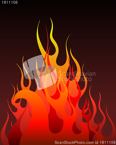 Image of fire background