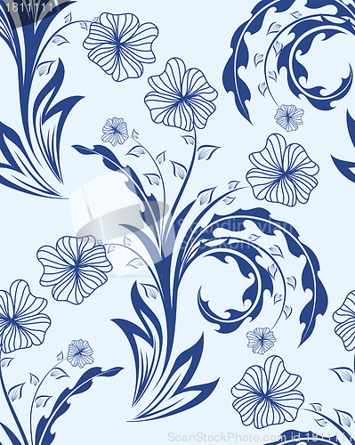 Image of seamless floral pattern