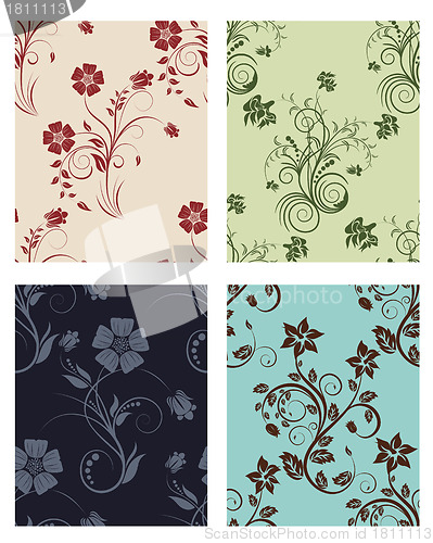 Image of seamless floral pattern