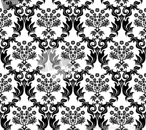 Image of seamless damask pattern