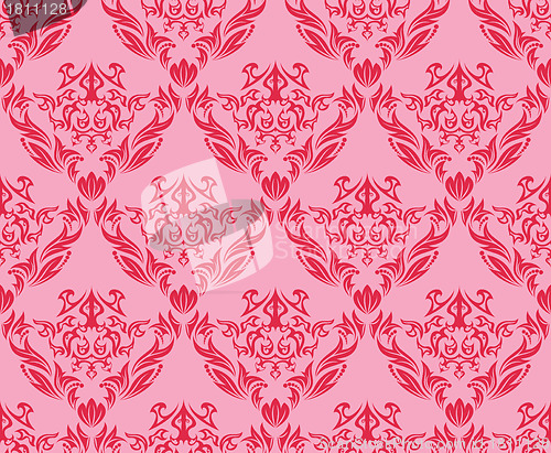 Image of seamless damask pattern