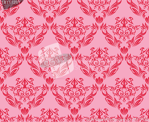 Image of seamless damask pattern