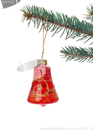 Image of Glass Christmas bell