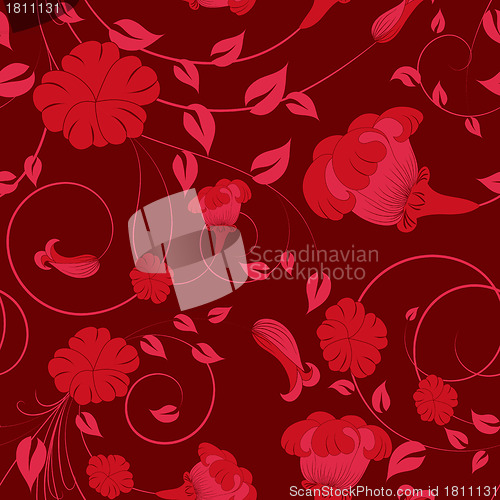 Image of seamless floral pattern