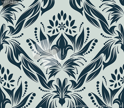 Image of seamless damask pattern