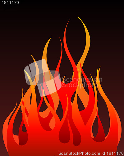 Image of fire background