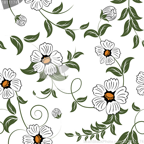 Image of seamless floral pattern