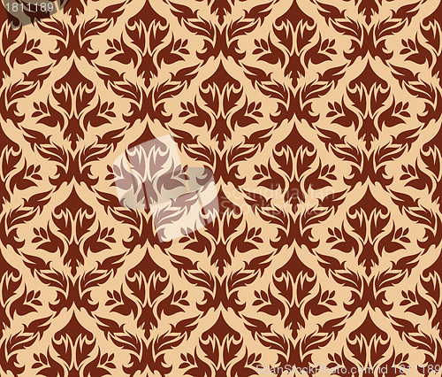 Image of seamless damask pattern