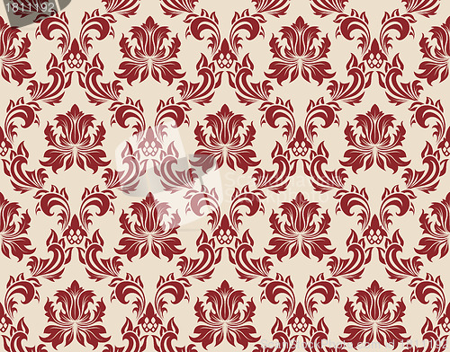 Image of seamless damask pattern