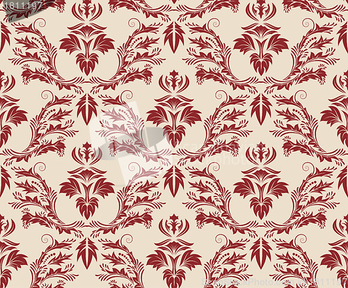 Image of seamless damask pattern