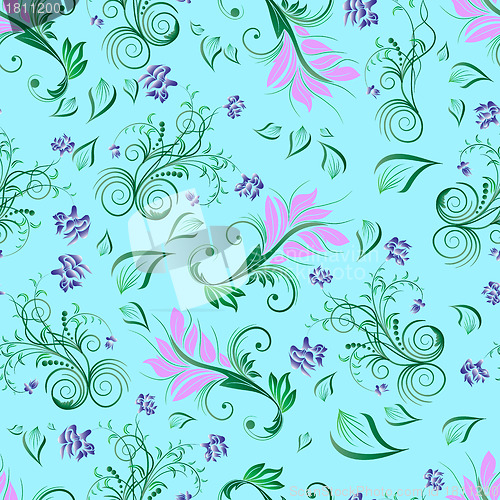 Image of seamless floral pattern