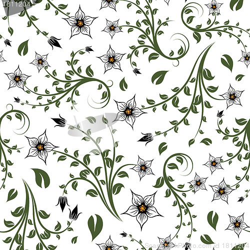 Image of seamless floral pattern