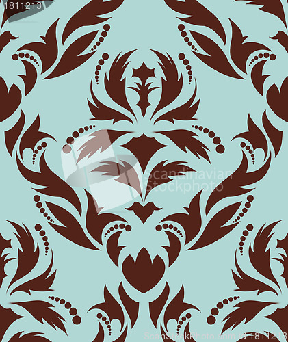 Image of seamless damask pattern