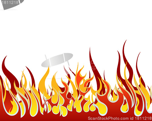 Image of fire background