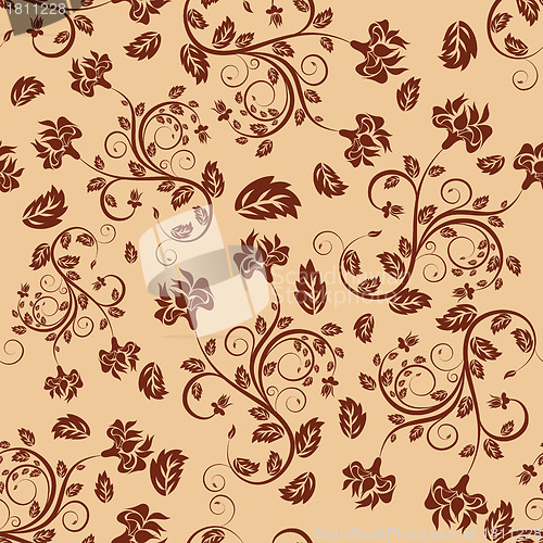 Image of seamless floral pattern