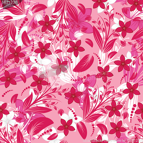 Image of seamless floral pattern