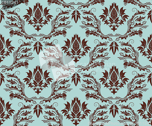 Image of seamless damask pattern