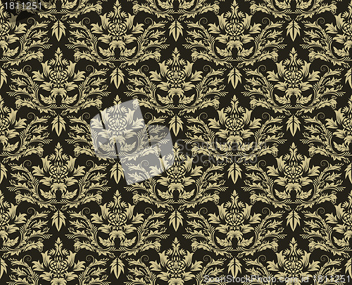 Image of seamless damask pattern