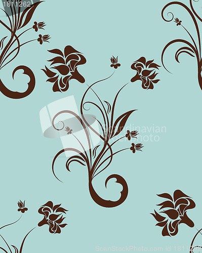 Image of seamless floral pattern