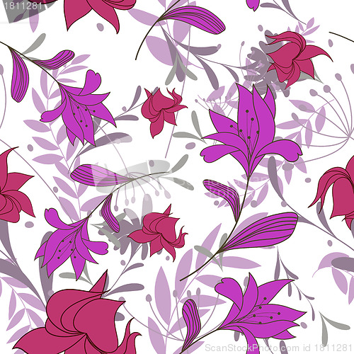 Image of seamless floral pattern