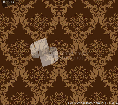 Image of seamless damask pattern