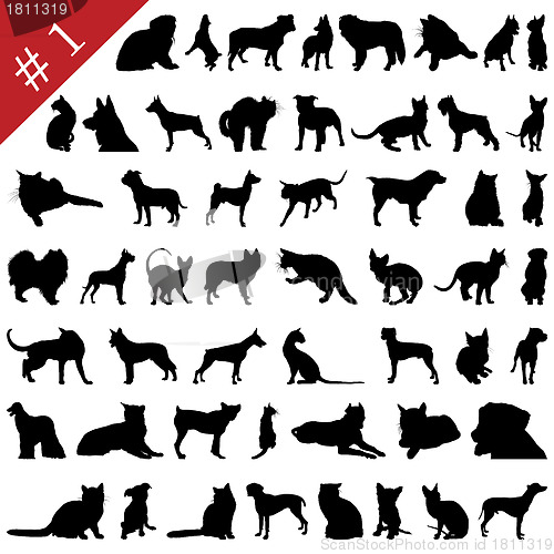 Image of pets silhouettes # 1